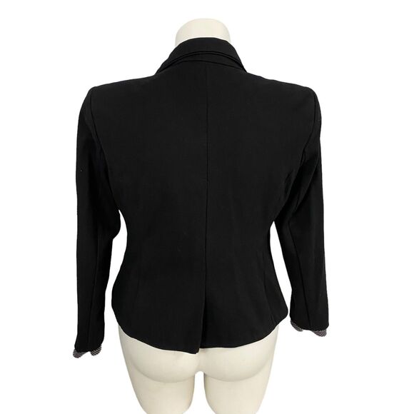 Versona Blazer Womens Size 16 Black Work Office Jacket Basic Minimalist Corpcore - Picture 4 of 16